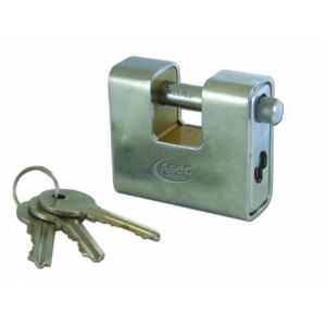 LockMonster Steel Sliding Shackle Padlock